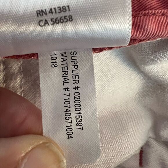 Polo Ralph Lauren Mens Relaxed Fit Cotton Coral Shorts Pockets Flat Front Sz 35 - Picture 9 of 10